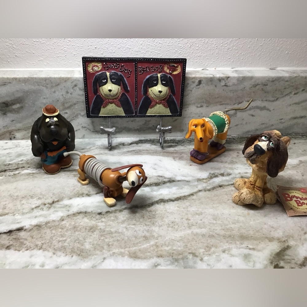 Whimsical hound dog decor collectables toys